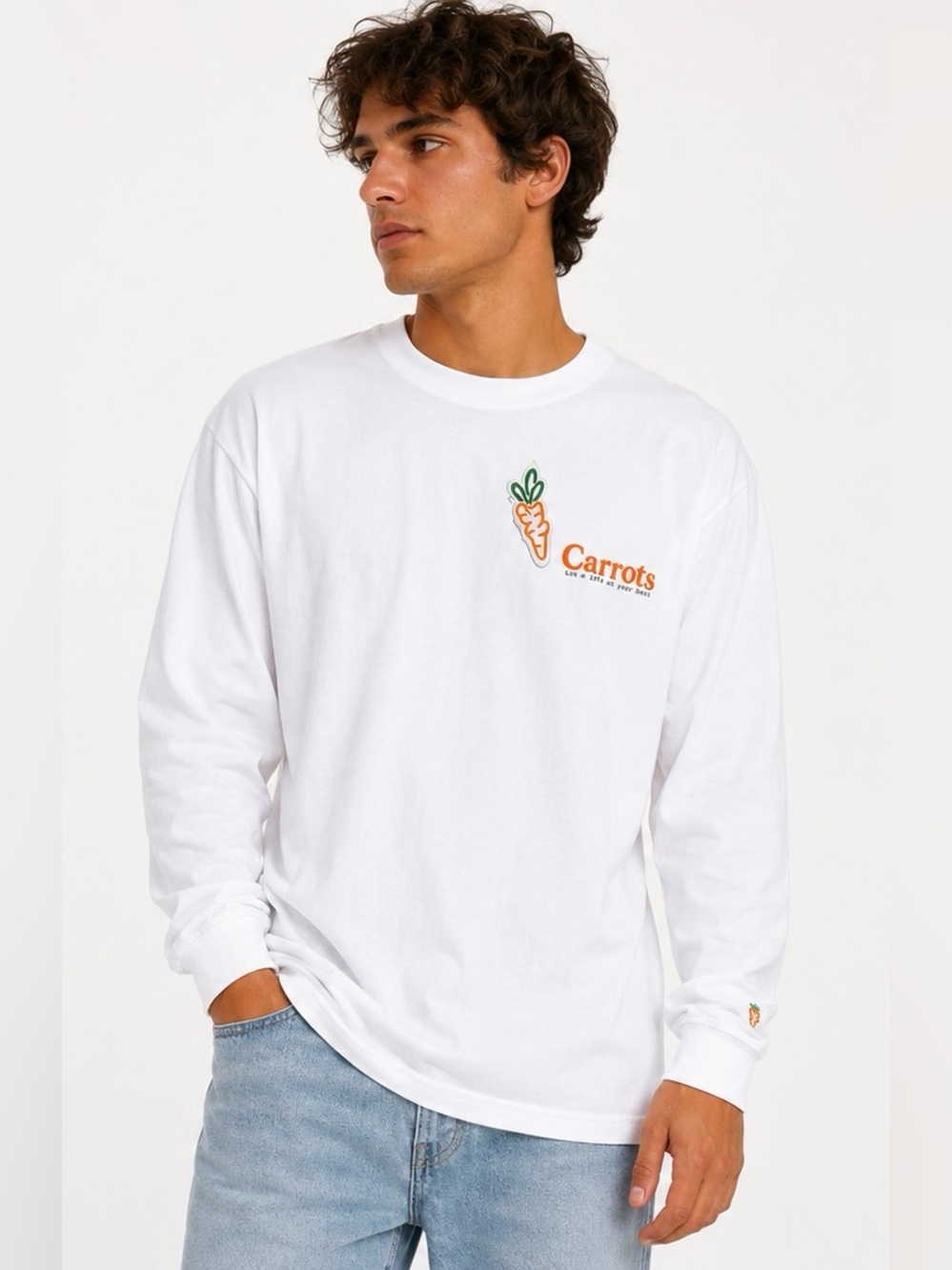 Carrots by Anwar x Grillo’s Pickles Long Sleeve Tee NWT Large